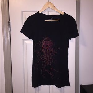 Women’s old navy, black graphic T